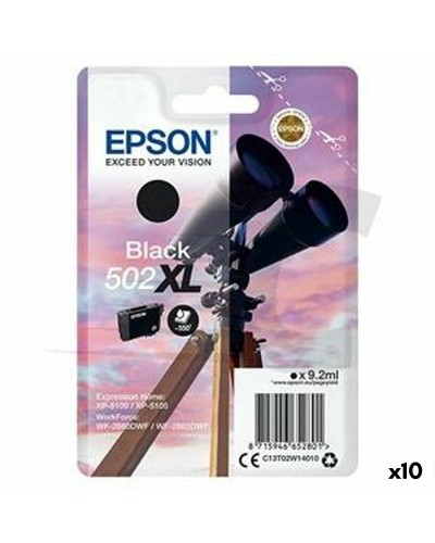 Epson 502XL Black - High Capacity Original Ink Cartridge (10-Pack)
