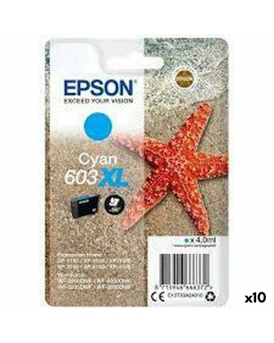 Epson 603XL Ciano - Cartuccia Inchiostro Originale - Alta Capacità - 10 Unità
