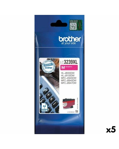 Brother Original Tintenpatrone Magenta HLJ6000 MFCJ5945 MFCJ6945 - 5 Einheiten
