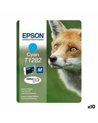 Alkunperäinen mustepatruuna Epson STYLUS S22/SX 235W /420W/425W/ OFFICE BX305F Syaani (10 osaa)