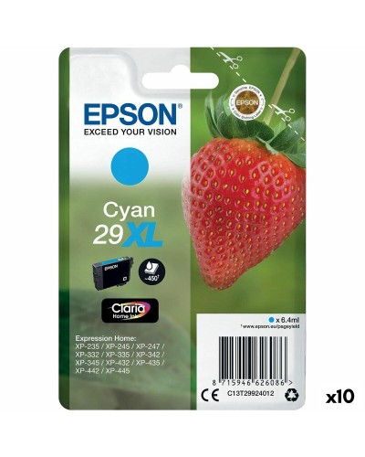 Epson 29 XL Cyan - Cartouche d'encre d'origine - Haute capacité (10 unités)
