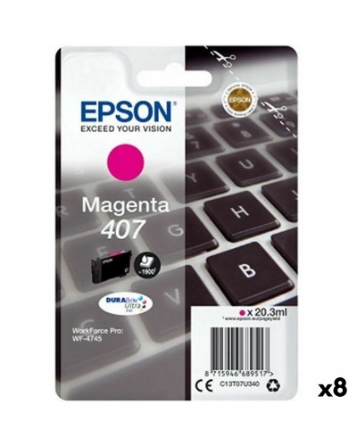 Originele inkt cartridge Epson WorkForce Pro 4745 Series Magenta (8 Stuks)