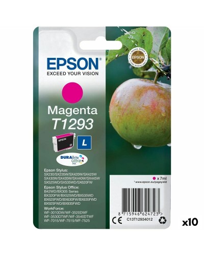 Epson Magenta T1283 - Cartouche d'encre d'origine - SX235W, BX305F (10 unités)
