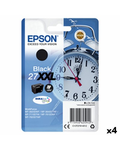 Epson Nr. 27XXL Schwarz - Original Tintenpatronen WF-3000/7000 - 4 Einheiten
