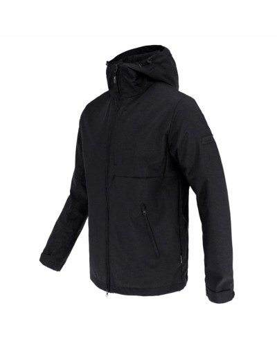 Joluvi Anorak Mazzin Hombre Negro: Chaqueta Cortavientos Impermeable Trekking
