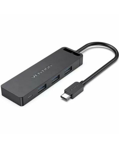 Vention USB 3.0 Hub 4 Ports Black - Fast Data Transfer & Charging

