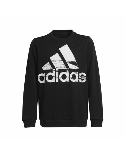Adidas Sweat-shirt Enfant Sweat Logo Noir - Sweat-shirt Sans Capuche
