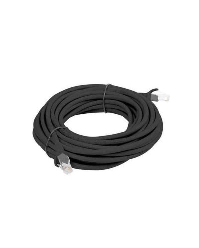 Lanberg Cavo Rete CAT6 UTP Rigido Nero - Ideale per LAN 100m
