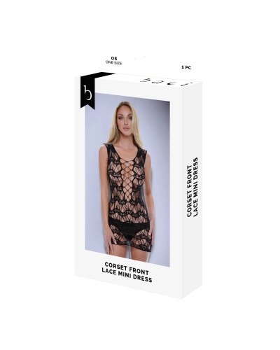 Vestido Baci Lingerie Negro (Talla única)