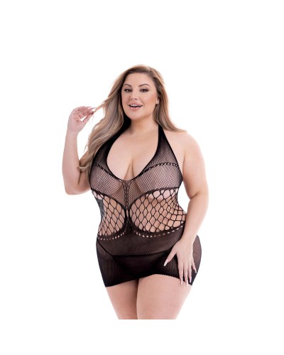 Jurk Baci Lingerie Zwart (Queen size)