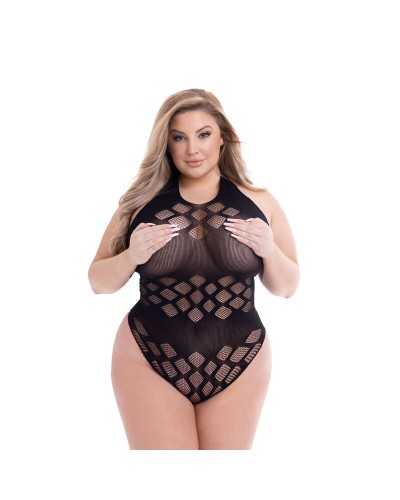 Body Baci Lencería Negro Talla Queen - Sensual y Envolvente
