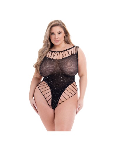 Body Lingerie Baci Noir Grande Taille - Lingerie Sensuelle Grandes Tailles
