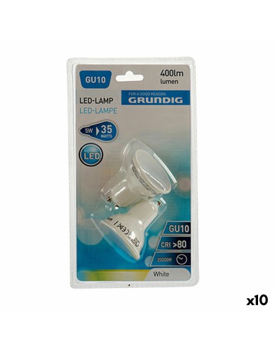 LED-lampa Grundig 6400 K Vit 5 W GU10 400 lm (5 x 6 x 5 cm) (10 antal)