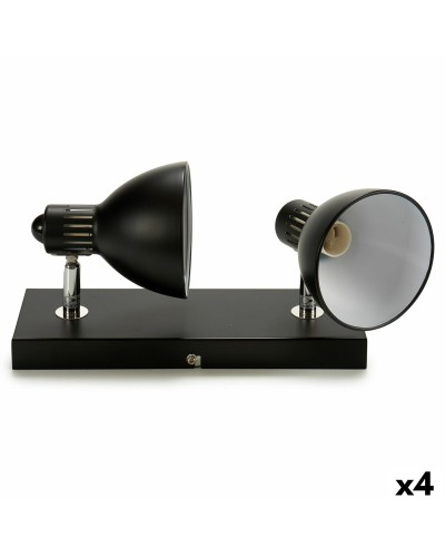 Deckenlampe Grundig Schwarz Metall 40 W 15 x 9 x 32 cm E14 (4 Stück)