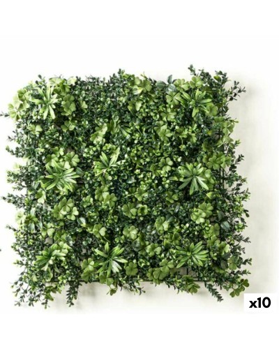 Jardín Vertical Ibergarden Verde Plástico Hojas 50 x 50 cm (10 Unidades)