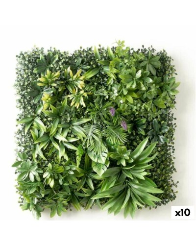 Vertical Garden Ibergarden Yellow Green Purple Plastic Sheets 50 x 50 cm (10 Units)