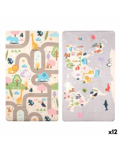 Tappeto per Bambini Gift Decor animali 140 x 0,6 x 80 cm Multicolore (12 Unità)