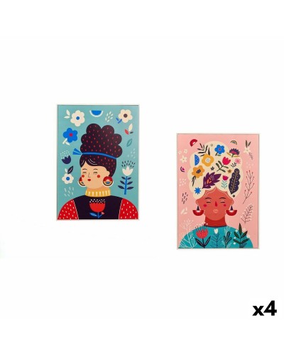 Tela Gift Decor Multicolore Donna 50 x 3 x 70 cm (4 Unità)