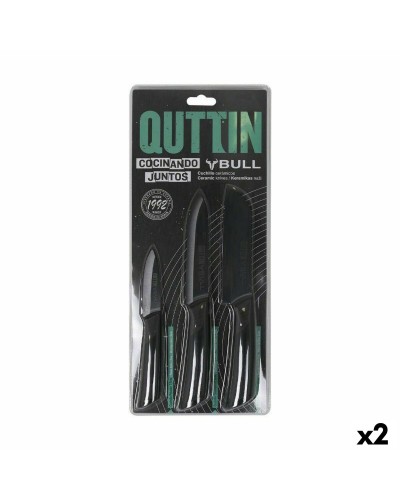 Knivset Quttin Bull Keramisk 3 Delar (2 antal)
