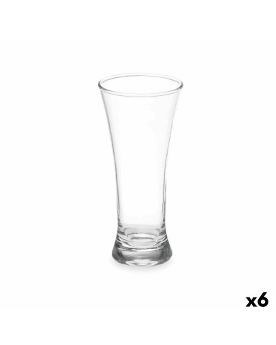 Verre à bière Vivalto Transparent verre 320 ml (6 Unités)