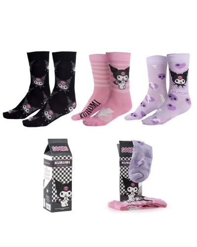 Chaussettes Hello Kitty 3 paires