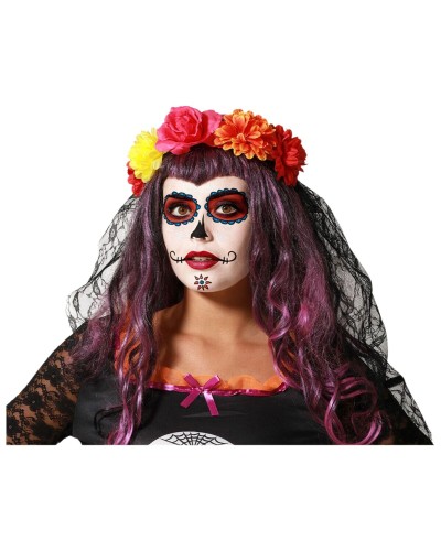 Halloween-Dekoration Haarband Blomster