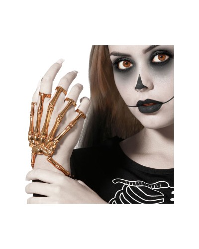 Decorazione per Halloween Dorato Scheletro