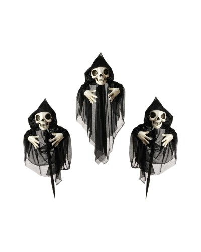 Halloween-Dekoration Skelett 130 x 10 x 60 cm (3 Stücke) (3 Stück)
