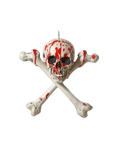 Decorazione per Halloween Teschio 36 x 36 cm