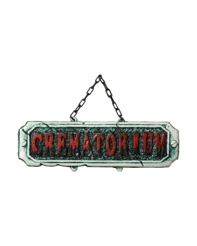 Halloween-koristeet Crematorium 41 x 10 cm