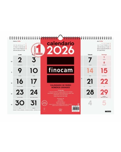 Wall calendar Finocam Paper 43 x 31 cm