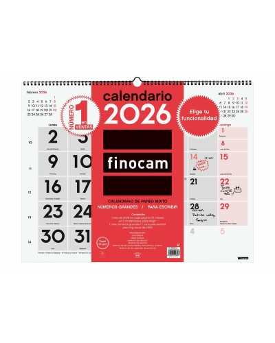 Väggkalender Finocam Papper 54 x 42 cm
