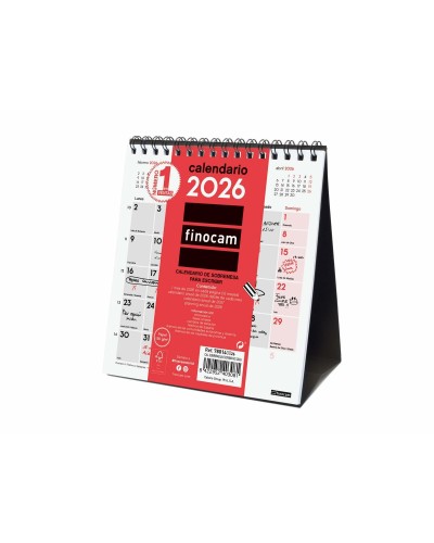 Desktop Calendar Finocam Paper 14 x 15 cm