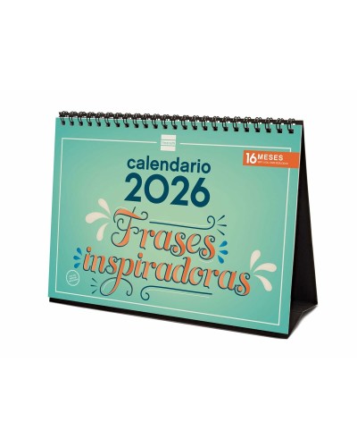 Calendrier de bureau Finocam Multicouleur Papier 21 x 15 cm