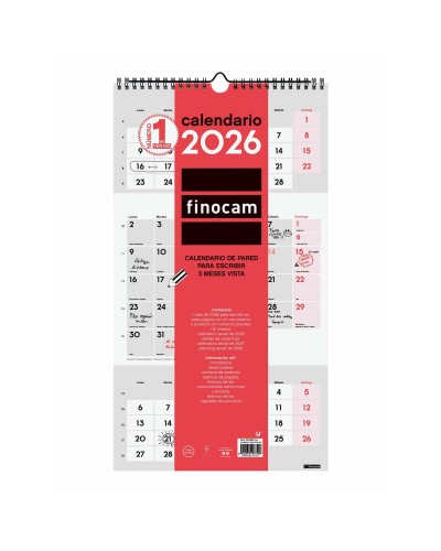 Wandkalender Finocam Papier 23,6 x 43 cm