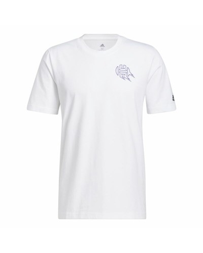 Adidas T-shirt Homme Avatar Harden Graphic Blanc Manches Courtes

