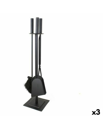 Algon Professional Fireplace Tools - 3-Piece Set (Shovel, Brush, Poker)

