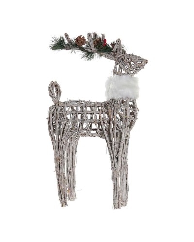 Julgranskula DKD Home Decor Ren Vit vide 33 x 14 x 60 cm (3 antal)