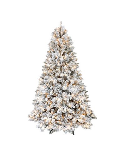 Árbol de Navidad DKD Home Decor 150 cm en Metal y PE Nevado: Decora con Estilo y Magia
