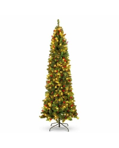Kerstboom DKD Home Decor Groen Metaal Polyethyleen 70 x 70 x 210 cm