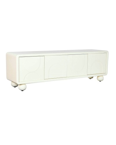 Mueble TV DKD Home Decor Blanco, MDF, 160 x 37 x 50 cm
