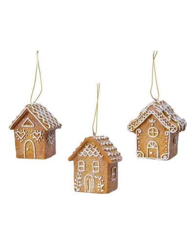 Árbol de Navidad de Poliresina Jengibre de 7 cm | Decoración Navideña Única para el Hogar
