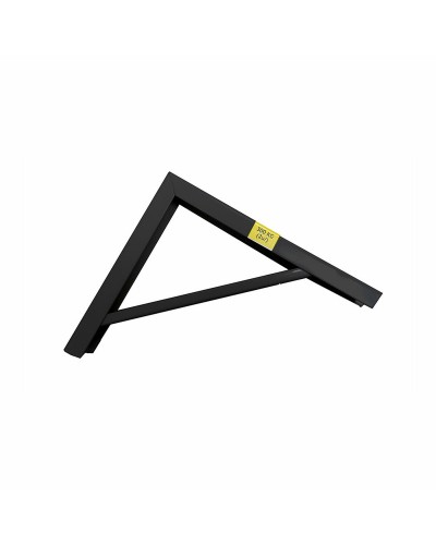 Fepre Stahllineal Schwarz - 18 x 20 cm - Ideal für Messungen und Design
