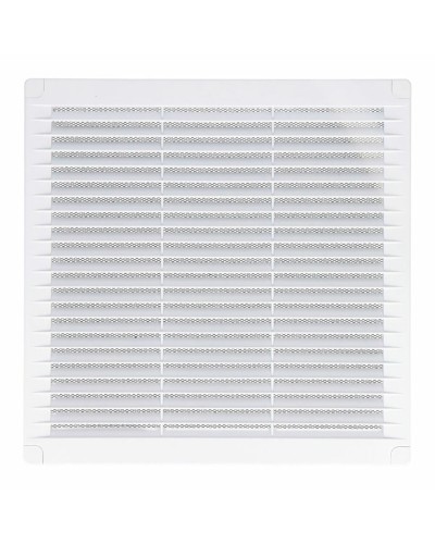 Grille d'aération EDM Blanche, 10x10 cm, Ventilation Maison
