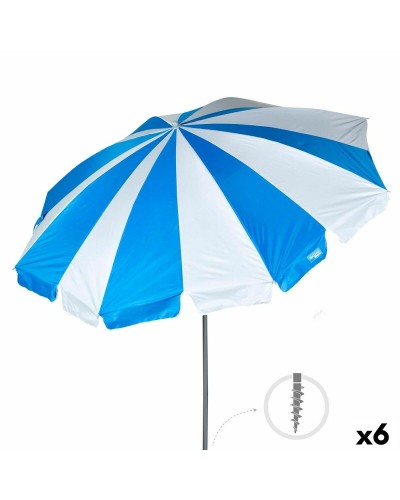 Aktive Beach Umbrella 200 x 210 x 200 cm, 6-Pack
