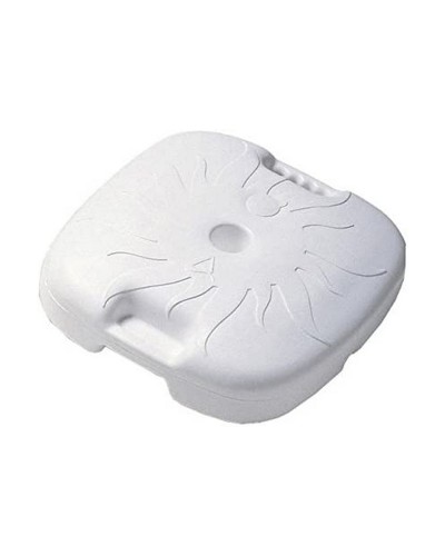 IPAE Progarden Base per Ombrellone, 18L, Bianco, Polipropilene, 44 x 44 x 12cm