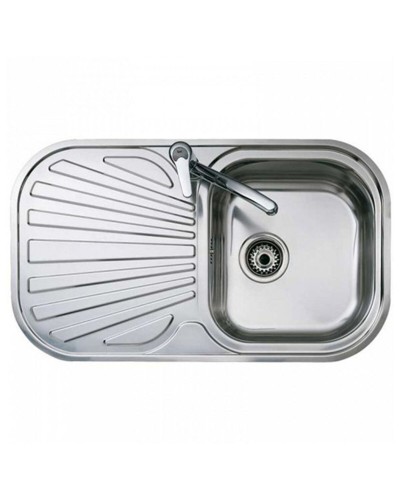 Fregadero Teka 1 Seno con Escurridor Acero Inoxidable - Cocina Ahorra Espacio
