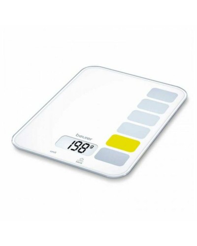 Beurer KS19 Sequence Digital Kitchen Scale - White, Precise Weight
