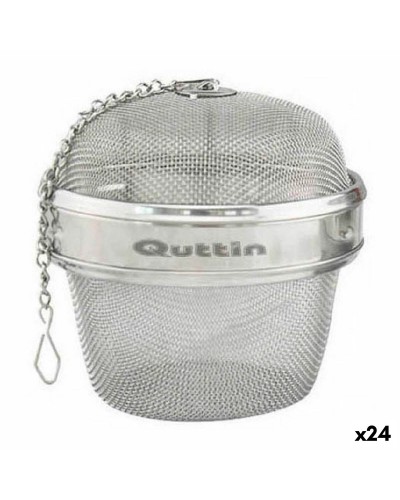 Filtro para Infusiones Quttin de Acero Inoxidable, 8,5 x 9 cm (24 Unidades)
