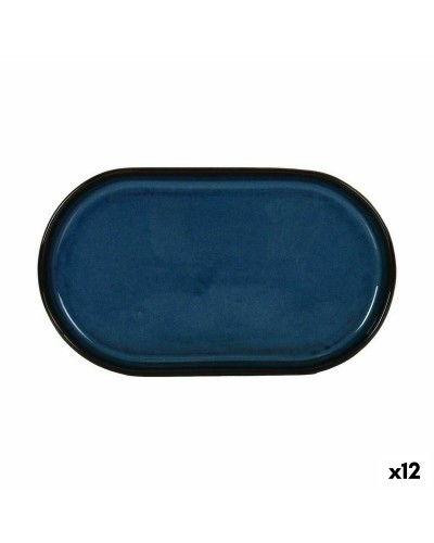 Snacksbricka La Mediterránea Chester Blå Avlång 25,3 x 13,5 x 2,6 cm (12 antal)
